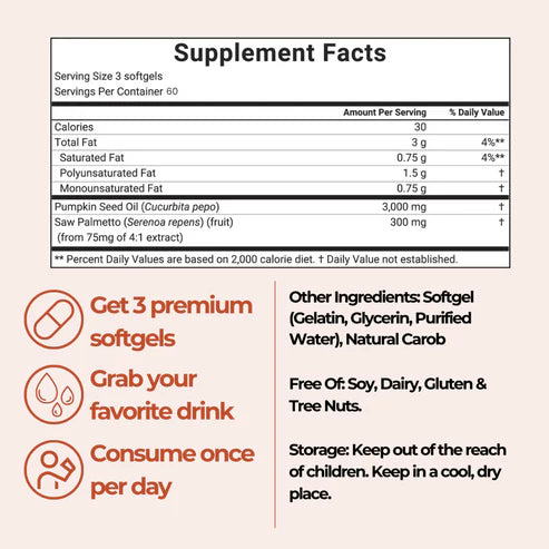 Eronon Pumpkin Seed Oil Capsules