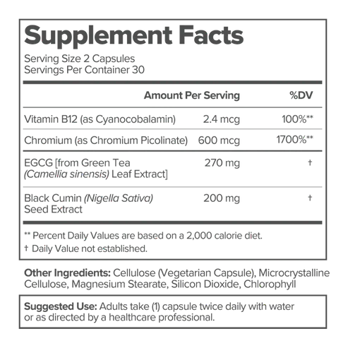 Metabolism boosting capsules (Buy 1 Get 1 FREE)