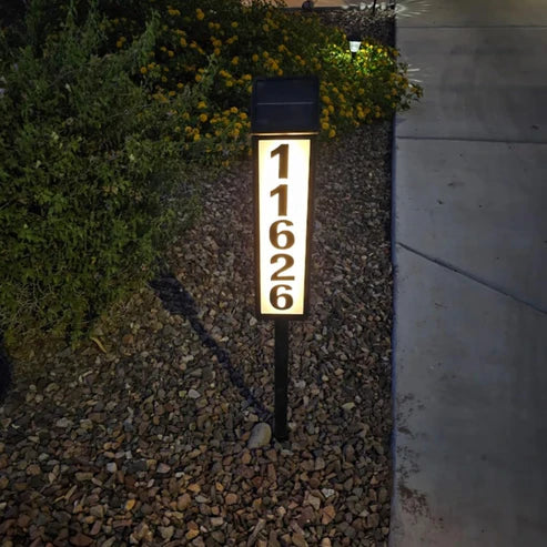 Eronon Solar Powered Address Sign