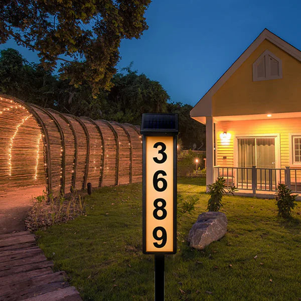 Eronon Solar Powered Address Sign