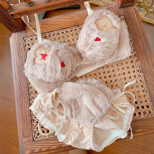 PlushyLove - plushy bra & panty set