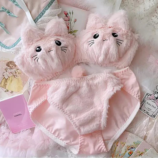 PlushyLove - plushy bra & panty set