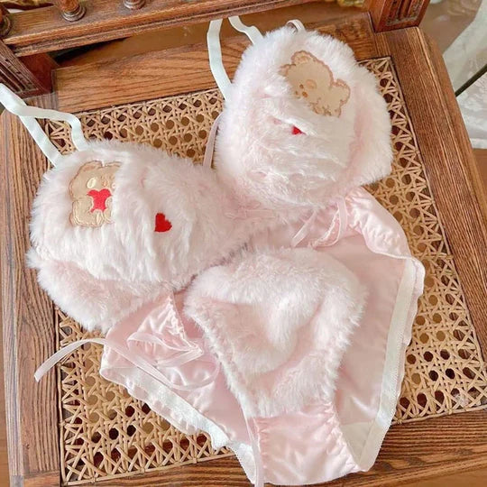 PlushyLove - plushy bra & panty set
