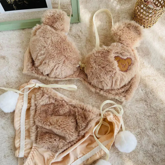 PlushyLove - plushy bra & panty set